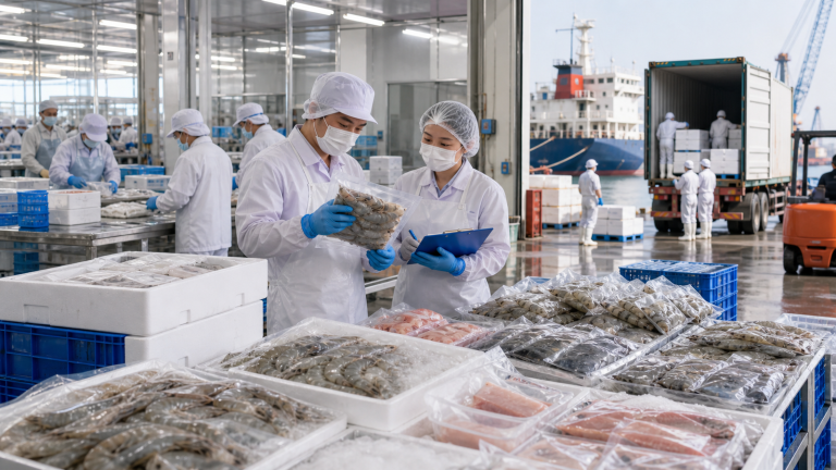 越南水产品出口冲刺 120 亿美元：真正的难点不是订单，而是原料、标准和溯源